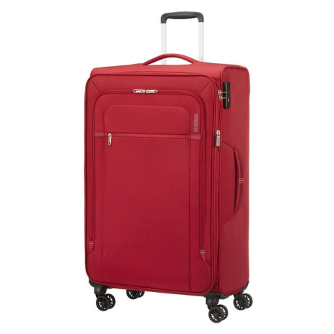 American Tourister Látkový cestovní kufr Crosstrack EXP L 109,5/119 l - červená