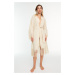 Trendyol Beige Tassel Detailed Beach Kimono & Beach Caftan