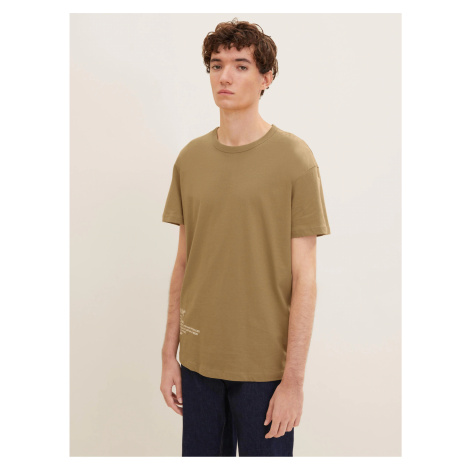 Světle hnědé pánské tričko Tom Tailor Denim