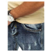 Modré pánské děrované džíny UX2945