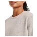 Mikina Under Armour Essential Fleece Crew Ghost Gray Light Heather