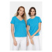 Trendyol T-Shirt - Blue - Regular fit