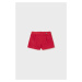 Kojenecké šortky Mayoral červená barva, hladké