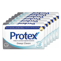 PROTEX Deep Clean Tuhé mýdlo s přirozenou antibakteriální ochranou 6 x 90 g
