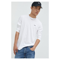 Tričko s dlouhým rukávem HUGO bílá barva, 50466159