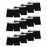 Merish - Kvalitní pánské boxerky 12 kusů Barva: Černo-bílá