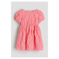 H & M - Šaty's nabíranými rukávy - růžová