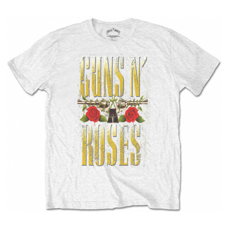 Guns N Roses tričko, Big Guns White, pánské RockOff