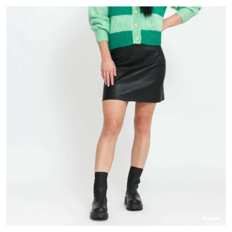 JJXX Rowe Short Faux Leather Skirt Black