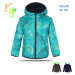 Chlapecká zimní bunda - KUGO FB0296, tyrkysová Barva: Tyrkysová