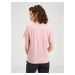 Světle růžové dámské tričko Diesel
