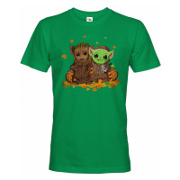 Pánské tričko Mistr Yoda a Groot - ideální pro každého fanouška