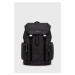 Kožený batoh Michael Kors pánský, černá barva, velký, vzorovaný