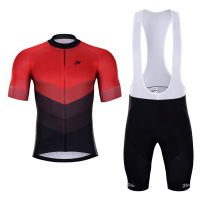 HOLOKOLO Cyklistický krátký dres a krátké kalhoty - NEW NEUTRAL - černá/červená