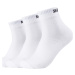 Skechers 3PPK Unisex Mesh Ventilation Quarter Socks Bílá