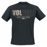 Volbeat Distressed Logo Tričko černá