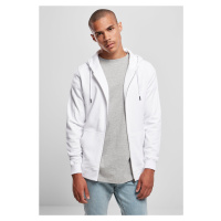 Basic Terry Zip Hoody bílá