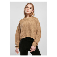 Ladies Wide Oversize Sweater - unionbeige
