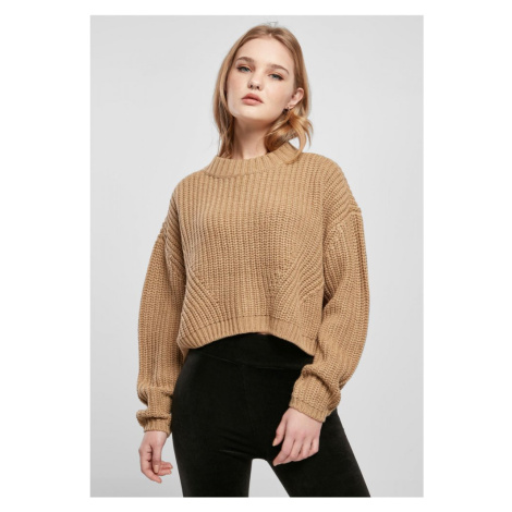 Ladies Wide Oversize Sweater - unionbeige Urban Classics