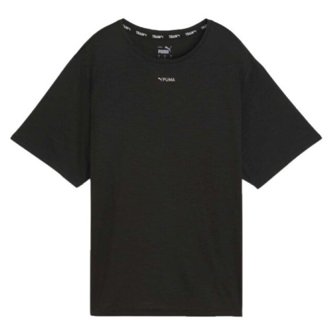 Puma GRAPHIC OVERSIZED PUMA FIT TEE Dámské sportovní triko, černá, velikost