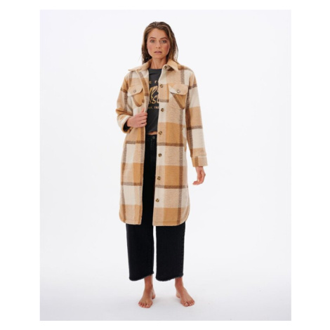 Bunda Rip Curl BREEZE CHECK JACKET Camel