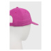 Čepice Polo Ralph Lauren fialová barva, s aplikací
