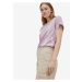 Světle fialové dámské tričko s potiskem Tom Tailor