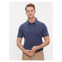 Tommy Hilfiger pánské modré polo tričko