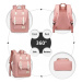 Konofactory Růžový odolný batoh do letadla "Traveller" - M (35l) 11L