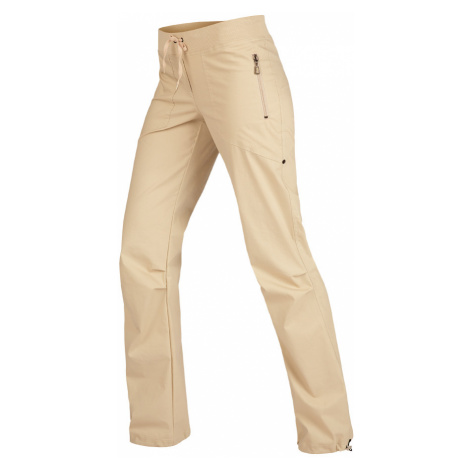 LITEX 99570 Kalhoty dámské dlouhé bokové béžová
