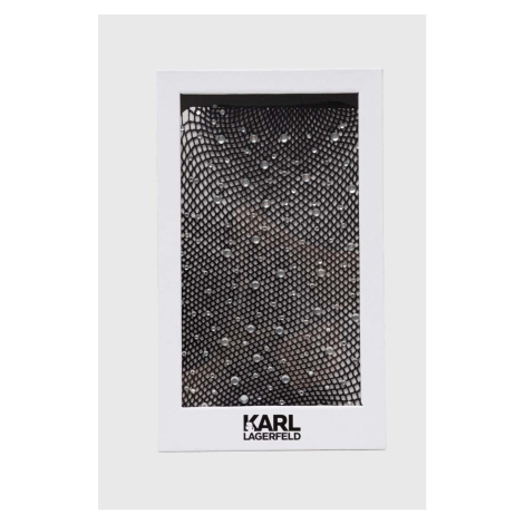 Punčochy Karl Lagerfeld černá barva
