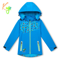 Chlapecká softshellová bunda KUGO HK3123, modrá Barva: Modrá
