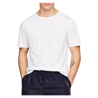 Pánské triko Tommy Hilfiger UM0UM03226 bílé lněné | bílá