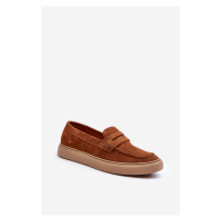 Mužské semišové loafers polobotky Zazoo 1566