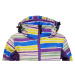 Dívčí softshellová bunda - NEVEREST 42612C, fialový pruh Barva: Fialová
