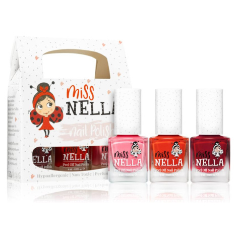 Miss Nella Peel Off Nail Polish Set sada laků na nehty