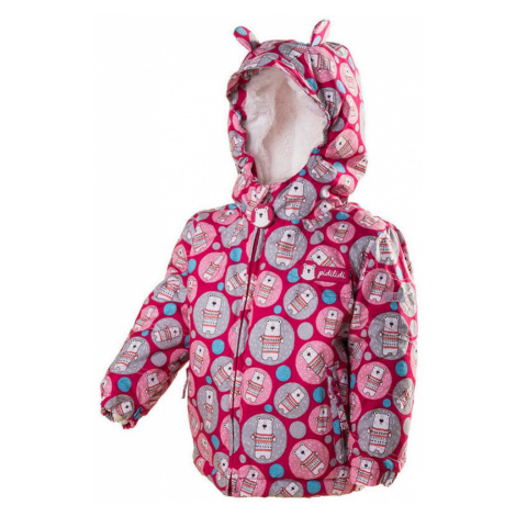 bunda zimní s kožíškem, Pidilidi, PD1035-03, růžová - | 2roky