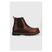 Kožené kotníkové boty Birkenstock Highwood pánské, hnědá barva, 1025718