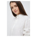 Plátěná košile Polo Ralph Lauren dámská, bílá barva, relaxed, s klasickým límcem