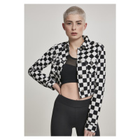 Bunda Urban Classics Ladies Short Check Twill Jacket