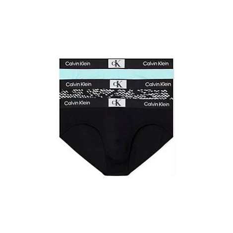 Pánské spodní prádlo HIP BRIEF 3PK 000NB3527EMRU - Calvin Klein