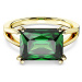 Swarovski Luxusní pozlacený prsten s krystalem Matrix 56771