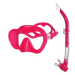 Potápěčský set maska a šnorchl Mares Combo Tropical, růžová