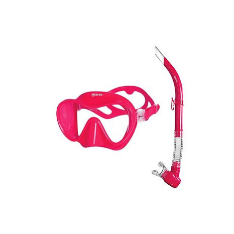 Potápěčský set maska a šnorchl Mares Combo Tropical, růžová