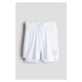 H & M - Dvouvrstvé sportovní šortky z materiálu DryMove™ - bílá