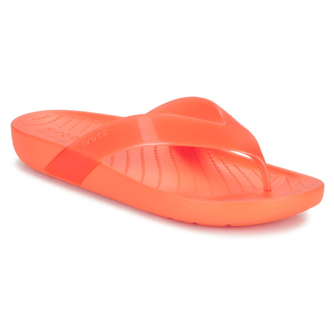 Crocs Crocs Splash Glossy Flip Oranžová