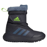 adidas WINTERPLAY C Dětské zimní boty, tmavě modrá, velikost