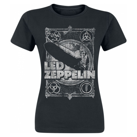 Led Zeppelin Shook Me Dámské tričko černá
