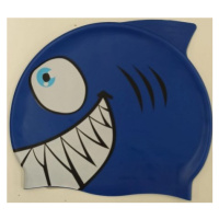 Dětská plavecká čepice borntoswim shark junior swim cap tmavě