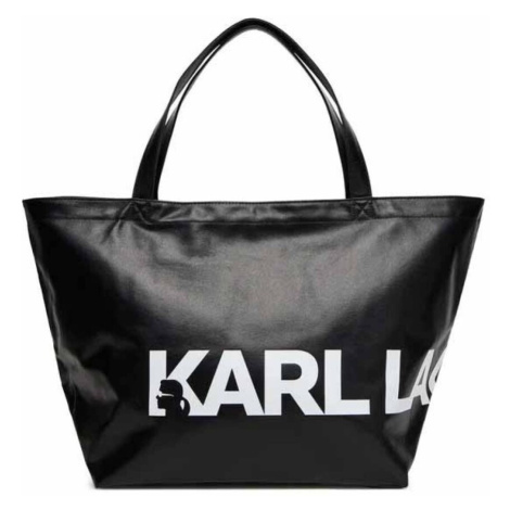 Karl Lagerfeld K ESSENTIAL COATED SHOPPER Černá